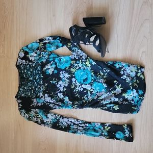 Beautiful INC floral blouse
